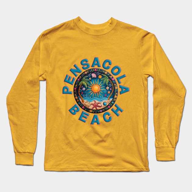 Pensacola Beach, Florida Long Sleeve T-Shirt by jcombs